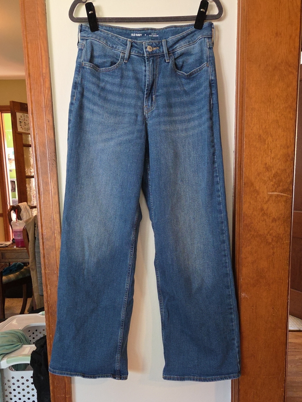 Old Navy High Waist Wide Leg Jean Size 8